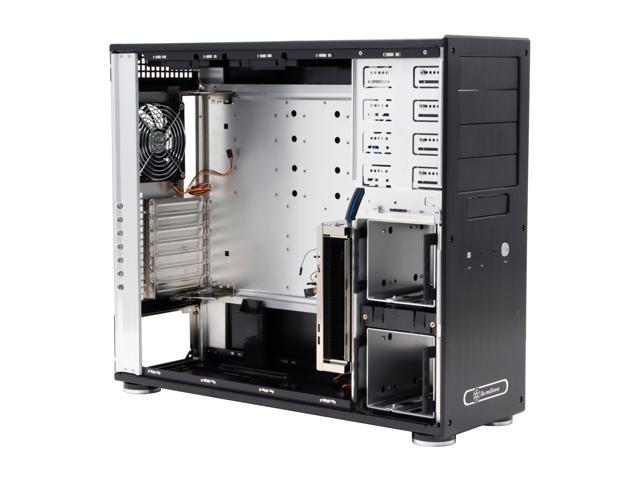 SilverStone Temjin Series TJ09-B Black Aluminum ATX Full Tower Computer Case