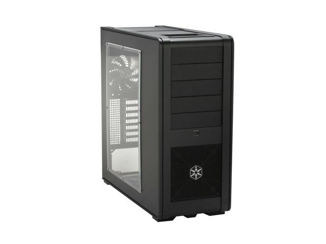 SilverStone Fortress Series FT01-BW Black Aluminum ATX Mid Tower Uni-body Computer Case