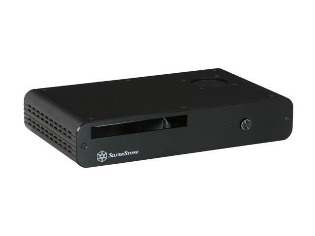 SILVERSTONE Black Lascala Series LC08B Nano-ITX Media Center / HTPC ...