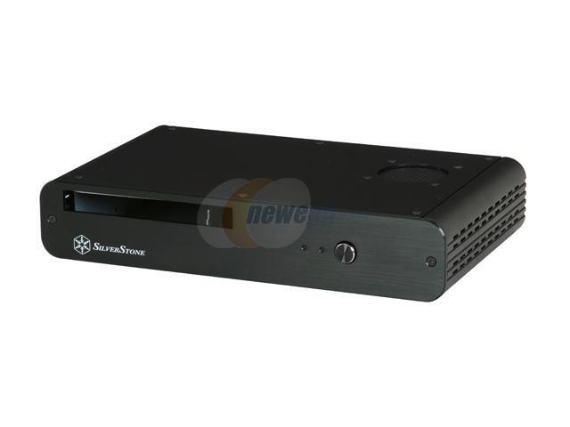 SILVERSTONE Black Lascala Series LC08B Nano-ITX Media Center / HTPC ...