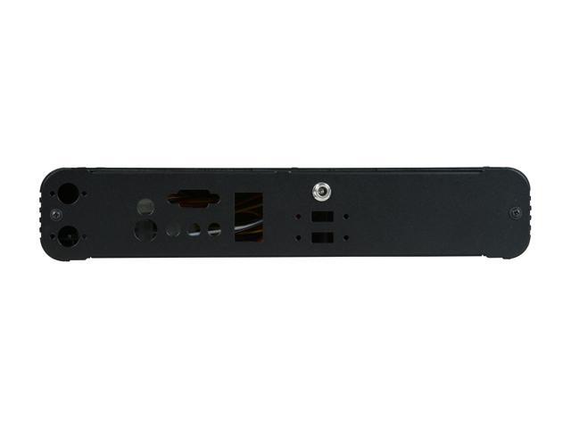 SILVERSTONE Black Lascala Series LC08B Nano-ITX Media Center / HTPC ...