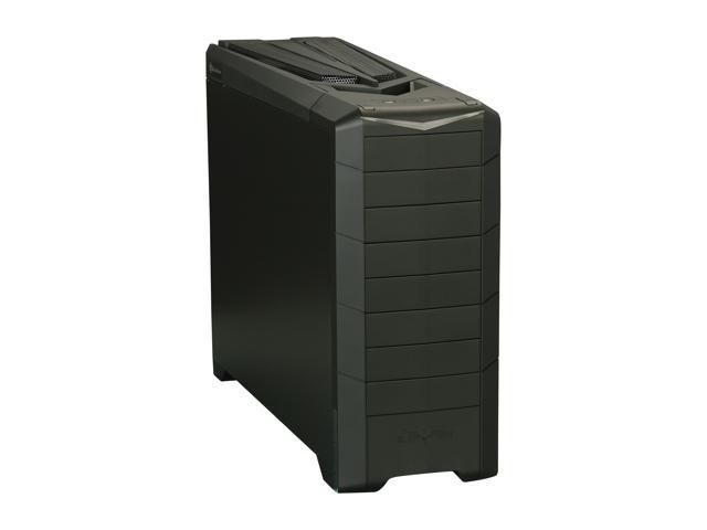 SilverStone RAVEN RV02B-W-USB3.0 Matte black 0.8mm Steel ATX Full Tower Computer Case with Window Side Panel with 2X USB3.0 ports