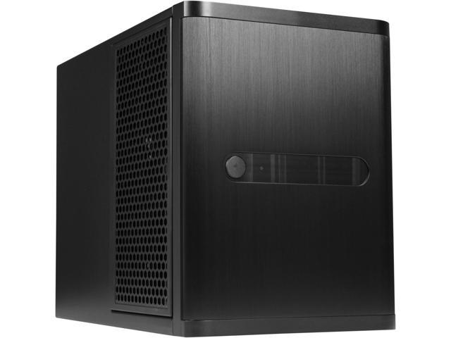 SilverStone DS380B Black Aluminum front door, SECC body NAS chassis Premium 8-bay Small Form Factor NAS Chassis SFX PSU (sold separately) Power Supply
