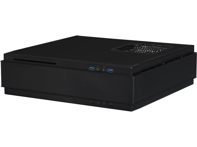 SilverStone Milo Series ML07B Black Reinforced plastic outer shell, steel body Mini-ITX DTX Computer Case with PCI-E Riser