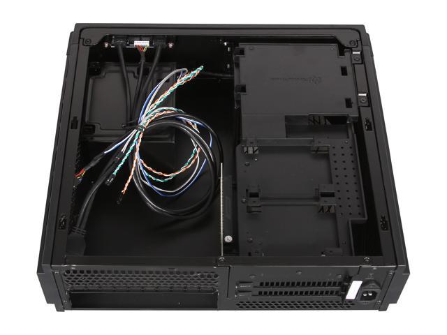 Silverstone Black Ml07b Mini Itx Media Center Htpc Case Newegg Com