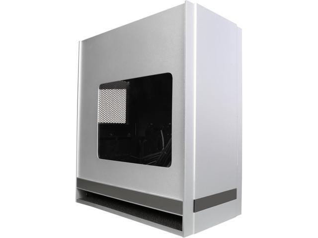 SilverStone FT05S-W Fortress Series Aluminum Front / Steel Body / ATX Silver Computer Case with Side Window Panel