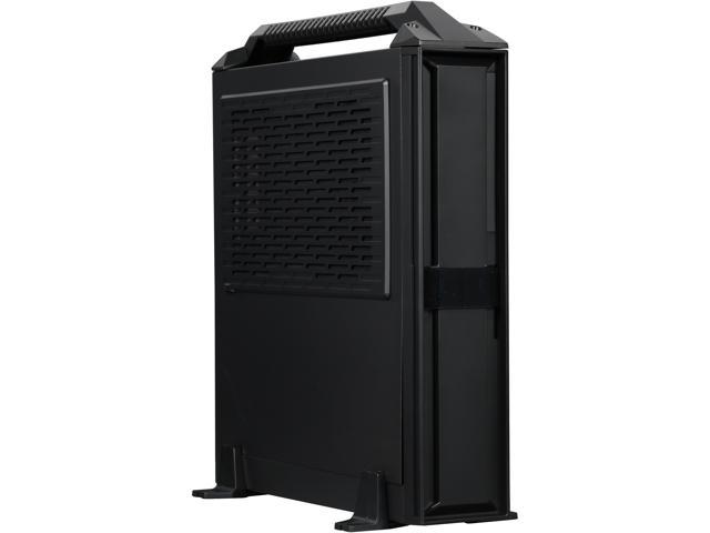 SilverStone Milo Series ML08B-H Black Reinforced plastic outer shell, steel body Mini-ITX Computer Case Compatible with SFX & SFX-L Power Supply