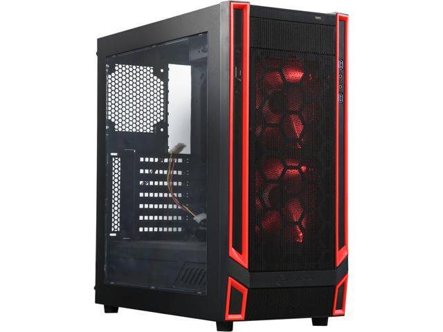 SilverStone Redline Series SST-RL05BR-W Steel / Plastic ATX / Micro ATX Mid Tower Computer Case