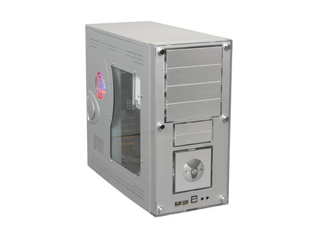 Linkworld B319-89WU Gray / Silver ATX Mid Tower Computer Case