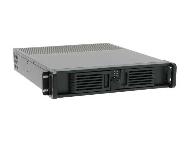 iStarUSA D-200-PFS Black Steel 2U Rackmount Server Case 1 External 5.25" Drive Bays