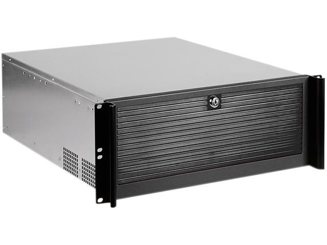 iStarUSA D-416 Black Material of Front Bezel	: Aluminum
Material of Handle: Aluminum
Material of Main Chassis: Galvanized Steel 4U Rackmount Compact Stylish Chassis 6 External 5.25" Drive Bays - OEM