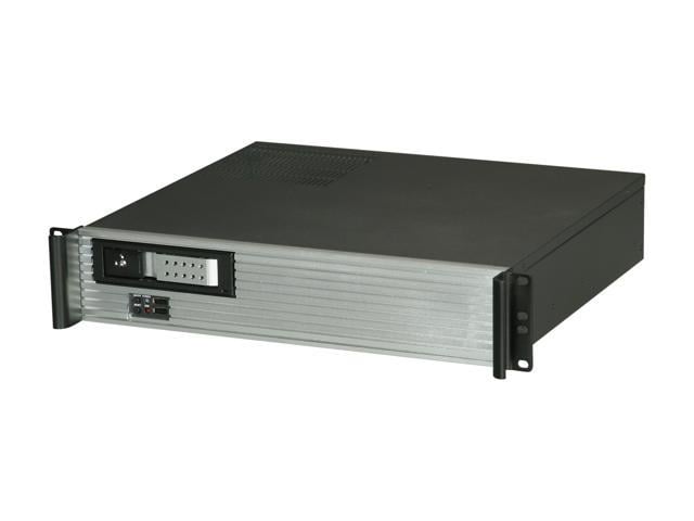 iStarUSA D213MATX-DE1SL-SL Silver Front Bezel 2U Rackmount Compact ...