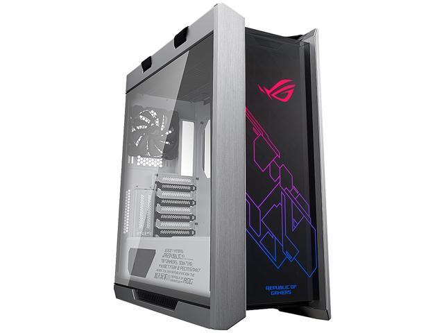 ASUS ROG Strix Helios GX601 White Edition RGB Mid-Tower Computer Case for ATX/ EATX Motherboards with Tempered Glass, Aluminum Frame, GPU Braces, 420mm Radiator Support and Aura Sync