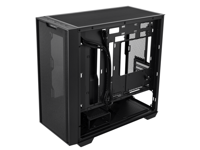 ASUS A21/BLK// Micro ATX Computer Case Steel / Plastic / Tempered Glass ...