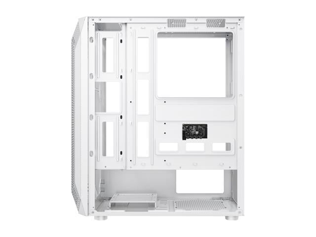 Open Box Sama Sama Z White Steel Tempered Glass Atx Mid Tower Computer Case W X Mm