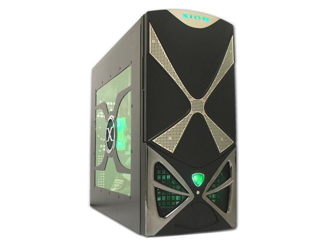 XION II XON-101 Black Steel ATX Mid Tower Computer Case 450W Power Supply