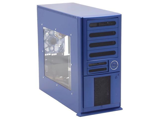 XPER CE-ARMOR-BE Blue Steel ATX Mid Tower Computer Case 420W Power Supply