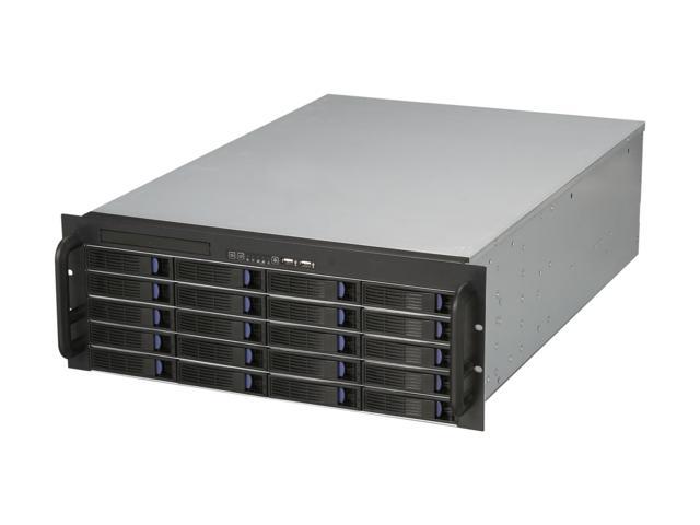 NORCO RPC-4020 4U Rackmount Server Chassis w/ 20 Hot-swappable SATA/SAS Drive Bays