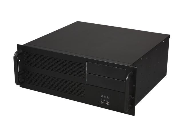 NORCO RPC-430 Black 4U Rackmount Super Short Depth 15.25" Server Case 6 Internal 3.5" Drive Bays