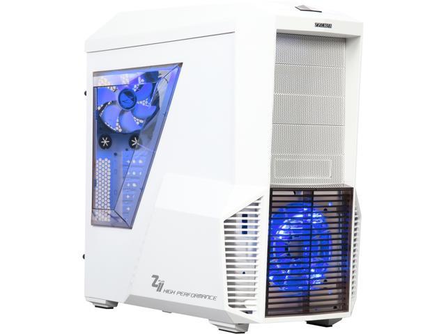White Zalman Z11 Plus-W ATX Gaming Mid Tower Computer Case 