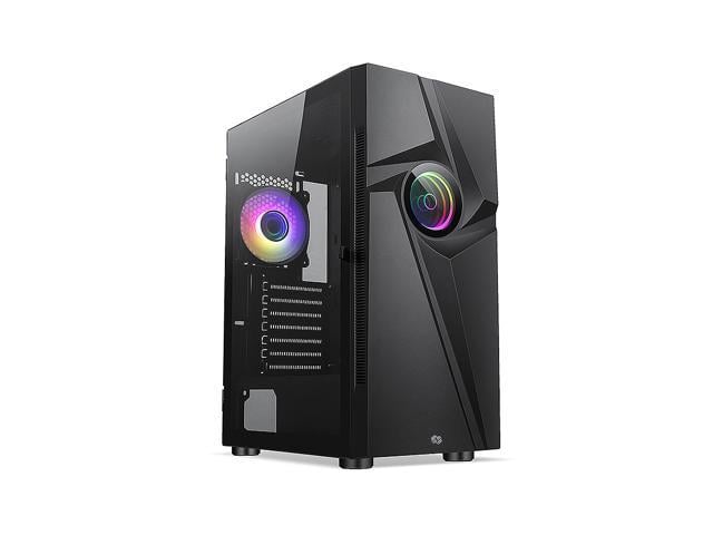 Bgears Vortex b-Vortex-RGB Black Middle Tower ATX Computer Case ...