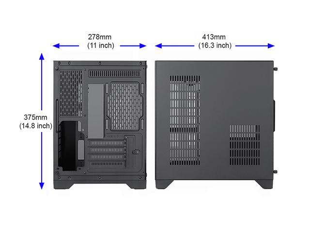 Bgears B-Pellucid MicroATX Black Micro ATX Tower Case, Tempered Glass ...