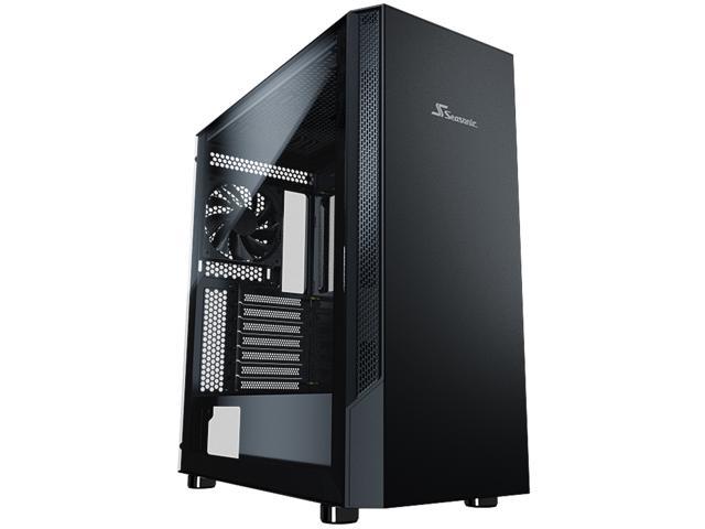 Seasonic ARCH Q503 Mid-tower Case with Seasonic CONNECT 750W 80 PLUS Gold Power Supply, Seasonic CONNECT Module, Three Pre-installed Fans, Removable Dust Filters, Power Supply with Fan Control, Glass Side Panels, Ultimate Cable Management
