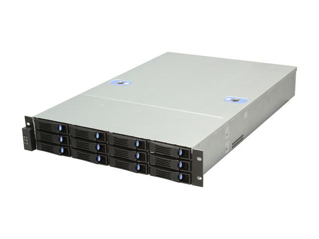 Habey ESC-2122C 2U Storage Server Chassis with 12 hot-swap SAS/SATA Bay - OEM