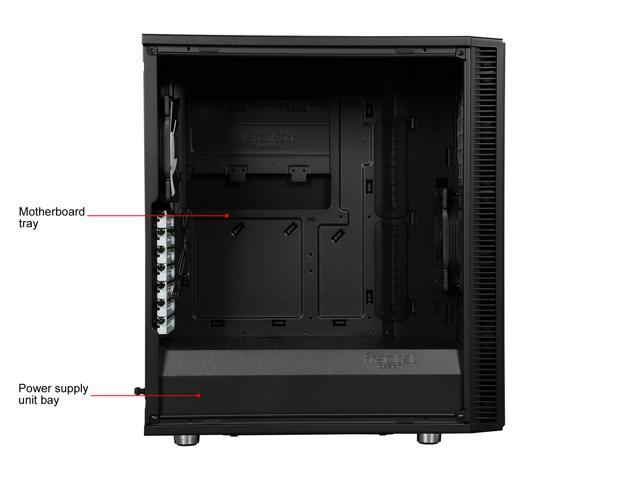 Fractal Design Define C Black Silent Compact ATX Mid Tower Computer Case 
