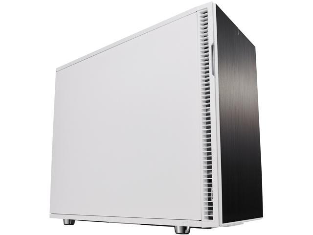 Fractal Design Define R6 USB-C White Brushed Aluminum/Steel ATX Silent Modular Mid Tower Computer Case