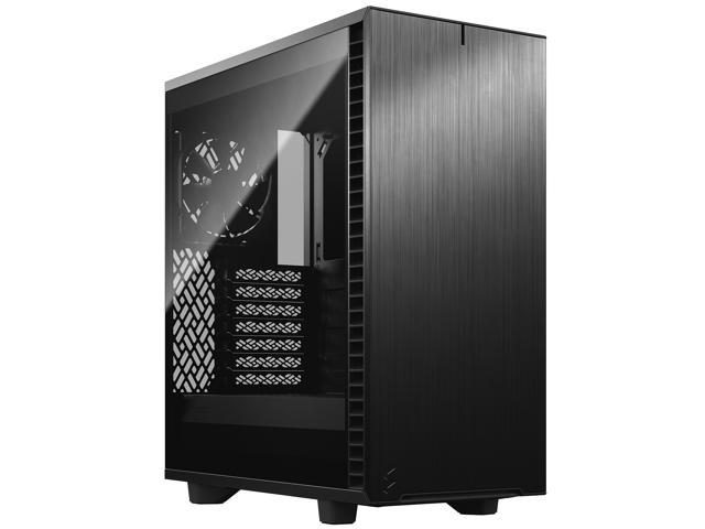 Fractal Design Define 7 Compact Black Brushed Aluminum/Steel ATX Compact Silent Mid Tower Computer Case 