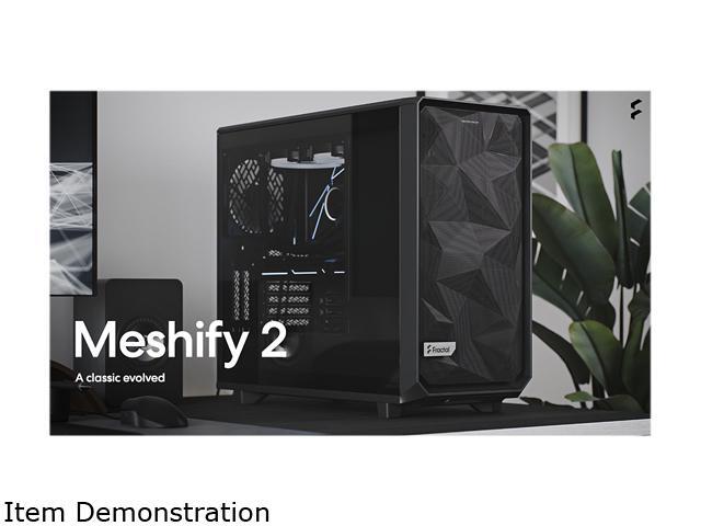 Fractal Design Meshify 2 Black ATX Flexible Dark Tinted Tempered