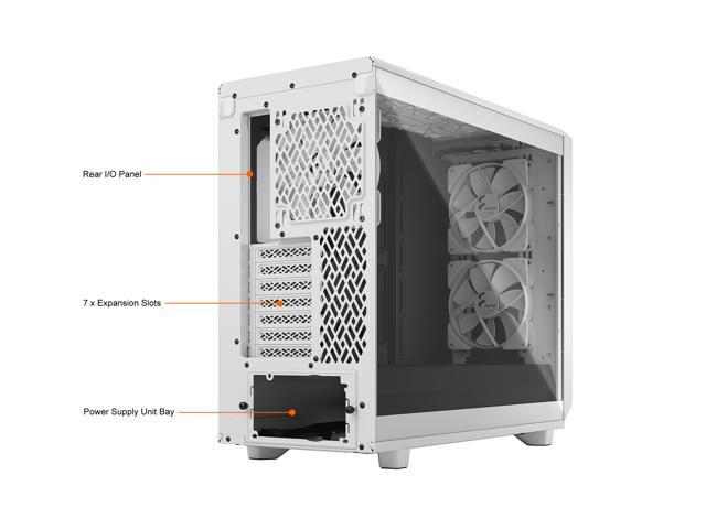 Fractal Design Meshify 2 Lite White TG Clear Tinted Tempered Glass