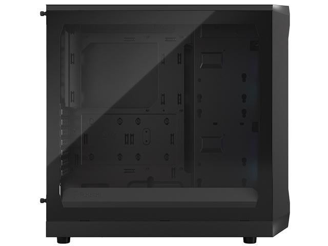 Fractal Design Focus 2 RGB Black ATX mATX Mini ITX Clear Tinted