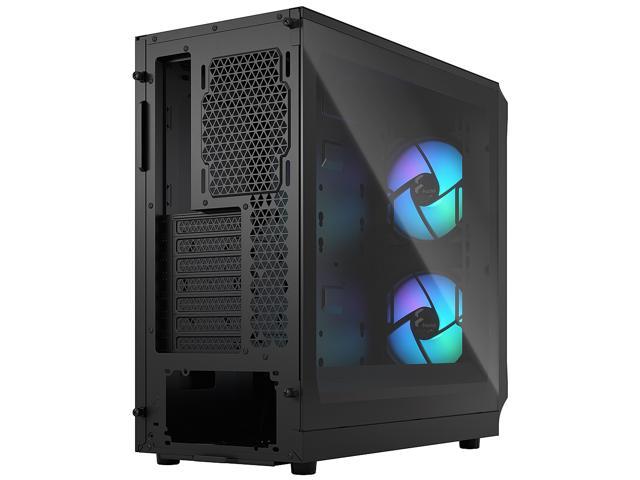 Fractal Design Focus 2 RGB Black ATX mATX Mini ITX Clear Tinted