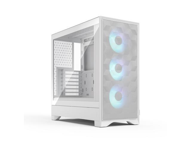 Fractal Design Pop 2 Air White RGB - Tempered Glass - Performance Airflow PC Gaming Case - Mesh Front Panel - Three 120 mm RGB Fans Included - Spacious Interior - ATX/mATX/ITX Motherboard Support Case