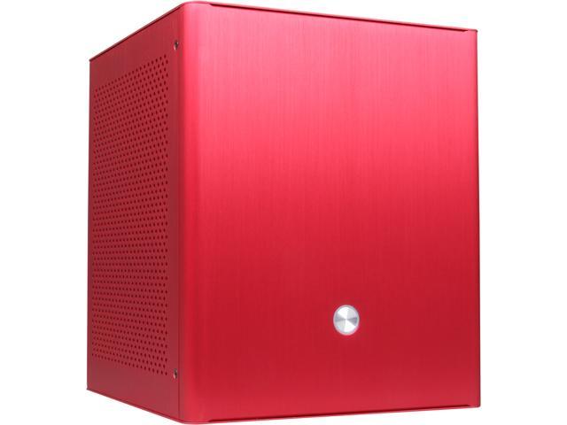 DIYPC V3plus-R Red Aluminum Mini-ITX Tower Computer Case