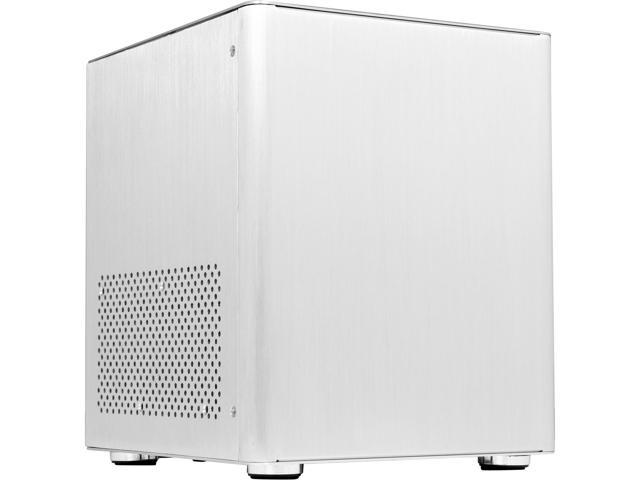 DIYPC HTPC-MiniCube-S Silver Aluminum Mini-ITX Tower Computer Case
