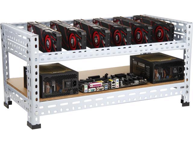 Diypc Ultimate Miner V1 Open Air Bench Computer Case Rack For Cryptocurrency Bitcoin Litecoin Feathercoin Gpu Mining Pc Components Not Included Retail Computer Cases Newegg Ca