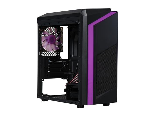 Diypc Diy F2 P Black Purple Micro Atx Computer Case Newegg Com