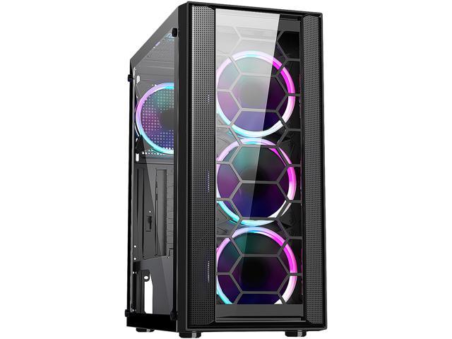 DIYPC Rainbow-Flash-F4-B Computer Case