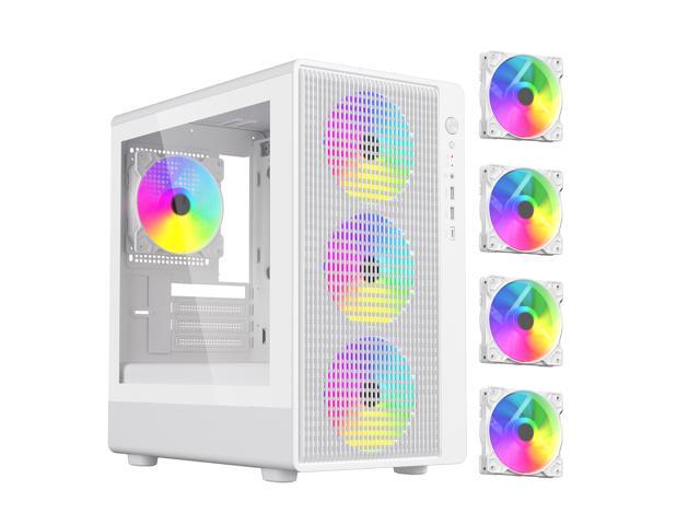 DIYPC ARGB-R1-W White Computer Case