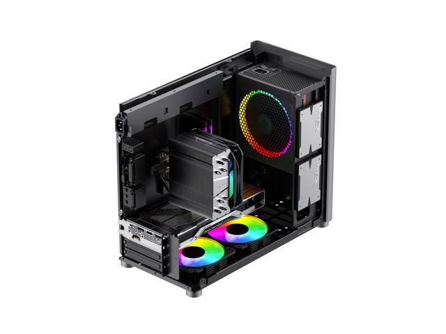 GameMax Spark Micro ATX Vertical Airflow Gaming Computer Case