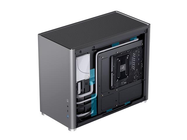 Gamemax Spark Grey Computer Case W  Dual Tempered Glass Side Panel 