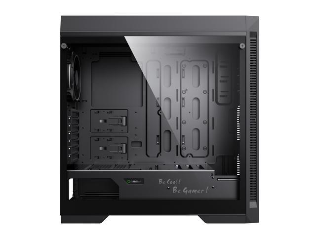 Open Box: GAMEMAX Abyss TR Black Full Tower Gaming Computer Case w/ 1 x  120mm ARGB LED Fan x Rear (Pre-Installed) 