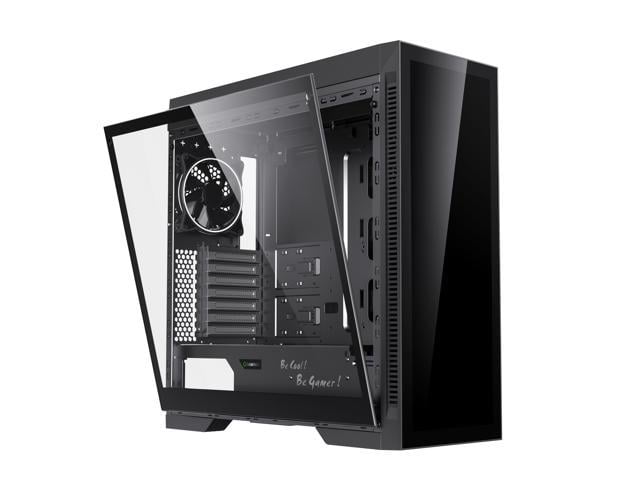 Open Box: GAMEMAX Abyss TR Black Full Tower Gaming Computer Case w/ 1 x  120mm ARGB LED Fan x Rear (Pre-Installed) 