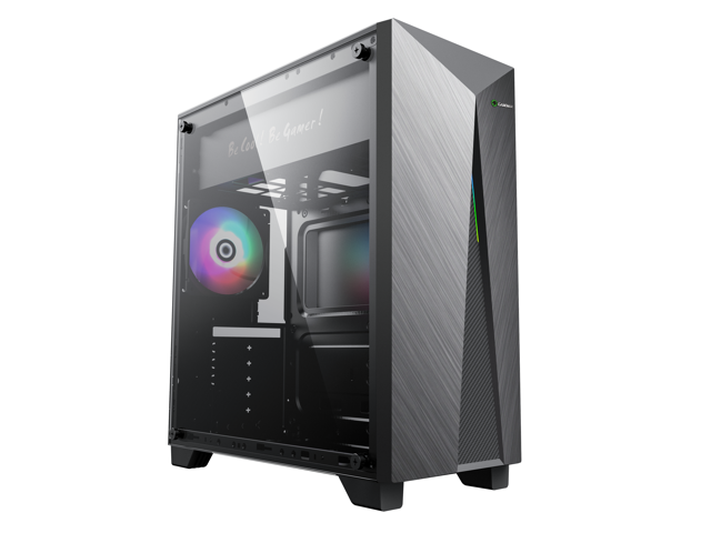 Open Box Gamemax Nova N Black Usb Tempered Glass Atx Mid Tower Gaming Computer Case W Rgb