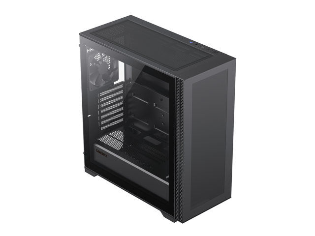 GAMEMAX Quest Black E-ATX PC Gaming Case-Pre-Installed 1X 120mm Black ...