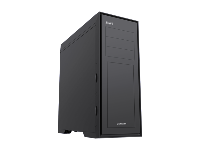 GAMEMAX Titan Silent 2 Black USB3.0/Type C ATX Gaming Full Tower Computer Case w/3 x Silent Fans (Pre-Installed). Support 4090 GPU and 360mm AIO