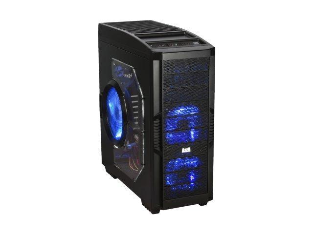 AZZA Solano 1000 Black Japanese SECC Steel/Metal mesh in front MicroATX/ATX/Full ATX Computer Case